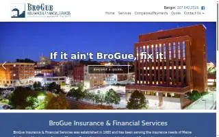 BroGue Insurance Agency website
