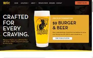 HopCat of Lansing website