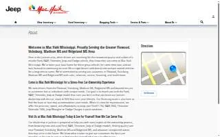 Mac Haik Ford of Jackson website