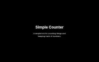 Counting House website