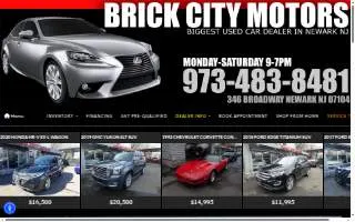 Brick City Motors website