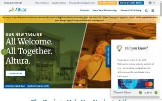 Alturas Bar website
