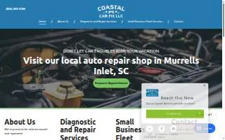 Coastal Car Fix of New York website