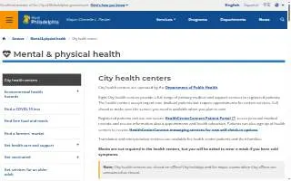 Health Center 9 website