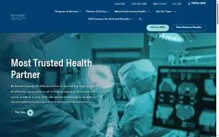 South County Health Primary Care - Warwick website