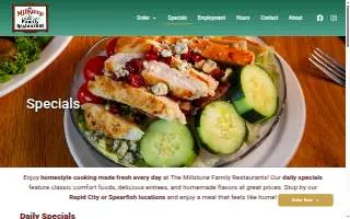 Millstone Family Restaurant of Rapid City website