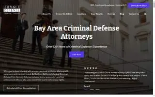 Summit Defense Criminal Lawyers - San Francisco Office website