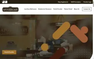 The Apothecary at Midnight Oil website