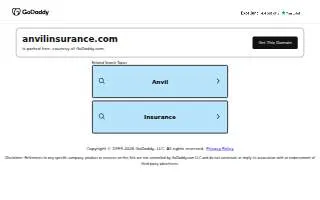 Anvil Insurance website