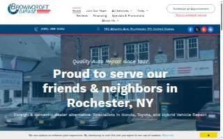 Browncroft Garage of Rochester website