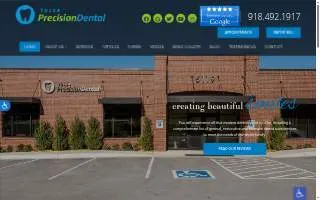 Tulsa Precision Dental website