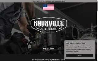 Knoxville Auto Pros website