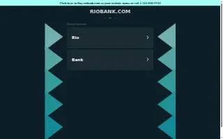 Rio Bank Wealth Management website