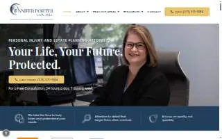 Jennifer Porter Law, PLLC of Norfolk website