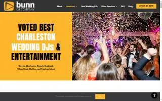 Bunn DJ Company Charleston website