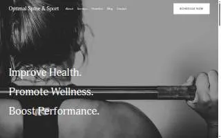 Optimal Spine & Sport Chiropractic, an Alexander Professional Corporation website