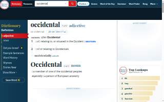 The Occidental