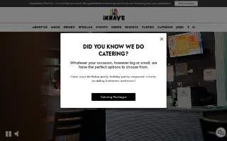 iKrave Cafe website