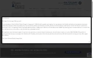 Olsen & Peters Dental Group website