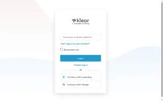 Klear Plumbing, Heating, Air and Electric website