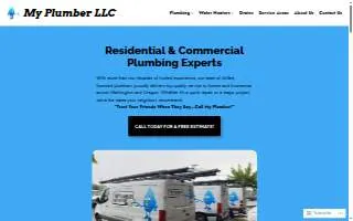 My Plumber LLC of Albuquerque website
