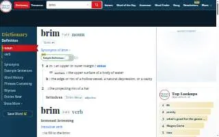 Brim House website