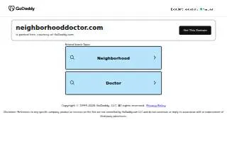 Neighborhood Doctor website