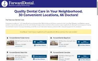 ForwardDental Green Bay West website