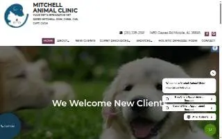 Mitchell Animal Clinic website