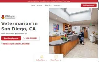 Cabrillo Pet Hospital website