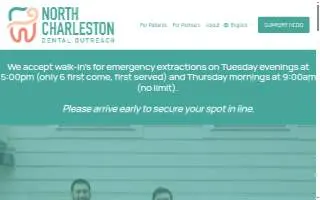 North Charleston Dental Outreach website