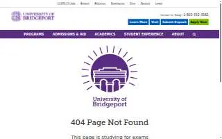 University of Bridgeport Chiropractic Clinic website