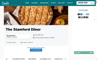 The Stamford Diner website