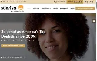 Sonrisa Dental of Indianapolis website