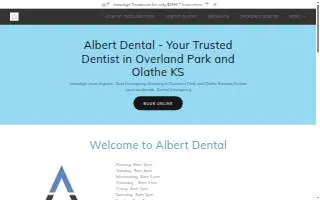 Albert Dental website