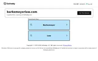 Barkemeyer Law Firm - DWI Lawyers of Baton Rouge website
