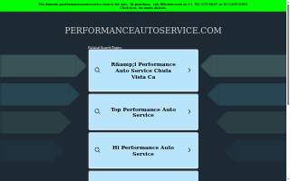 Performance auto service LLC