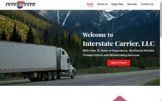 Interstate Carrier LLC website