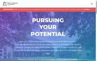 University of Health Sciences and Pharmacy in St. Louis website