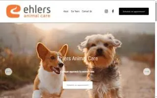 Ehlers Animal Care website