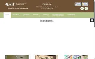Advanced Animal Care Hospital website