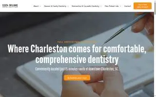 Costa and Williams Dental Health Care - James Island website