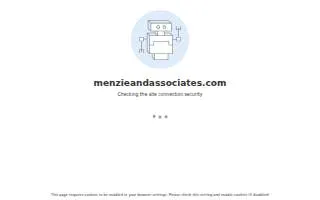 Menzie & Associates website