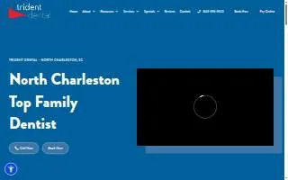 Trident Dental - North Charleston website