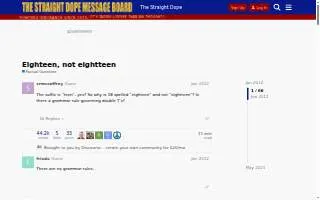 Eighteen 18 Eat + Drink website
