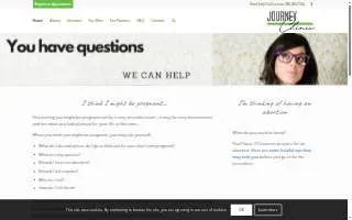 Journey Clinic website