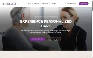 Deep Creek Health & Rehabilitation website