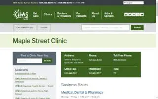 CHAS Maple Dental Clinic | Spokane Dentist website