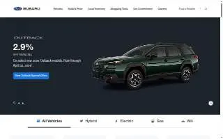 Subaru of Spokane website