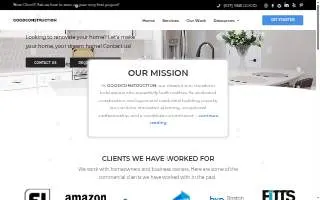 Good Construction Company LLC website